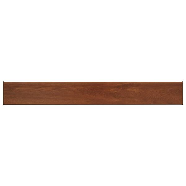 vidaXL Window Sill Brown Wood 80 x 15 x 4.5 cm PVC