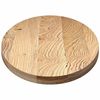 vidaXL Table Top 140x60x4 cm Solid Wood Oak Oval