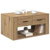 vidaXL Coffee Table Artisan Oak 80 x 50 x 40 cm Engineered Wood