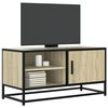 vidaXL TV Cabinet Sonoma Oak 80x34.5x40 cm Engineered Wood and Metal