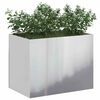 vidaXL Garden Planter Galvanised Steel 50 x 32 x 40 cm