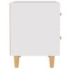 vidaXL Bed Cabinet White 40x35x47.5 cm
