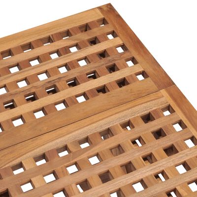 vidaXL 3 Piece Folding Outdoor Dining Set Solid Teak Wood
