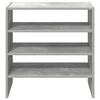 vidaXL Shoe Racks 2 pcs Stackable Concrete Grey 60x30x30.5 cm