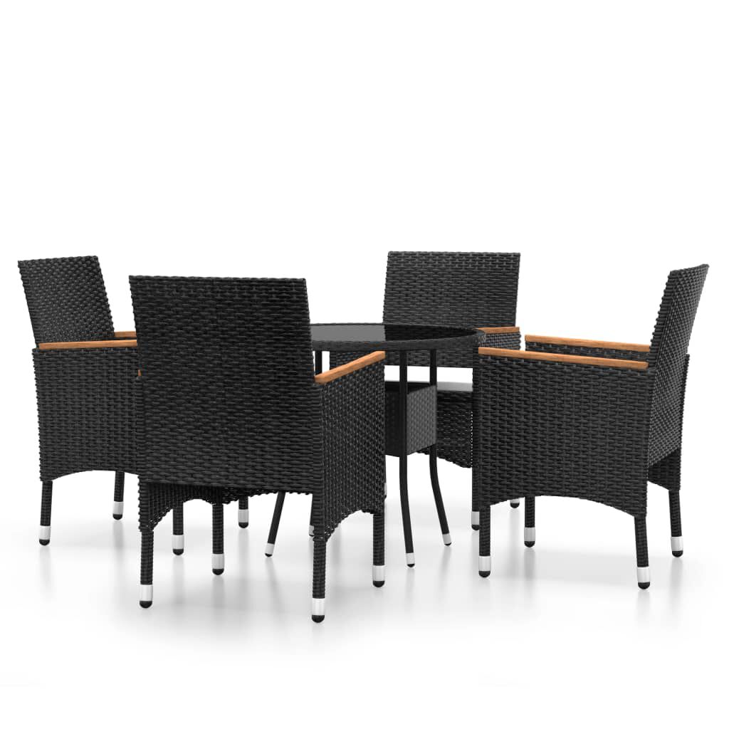 Glass bistro shop set