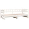 vidaXL Pull-out Day Bed without Mattress White 2x(80x200) cm