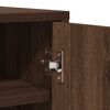 vidaXL Shoe Cabinet Brown Oak 60x35x92 cm Engineered Wood
