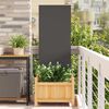 vidaXL Garden Privacy Screen Black 50 x 140 cm Cold-rolled steel
