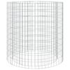 vidaXL Gabion Fire Pit &Oslash; 100 cm Galvanised Iron