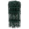 vidaXL Garden Border Fence Powder-coated Iron 25x0.4 m
