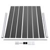 vidaXL Fence Panel Set WPC 353x146 cm Black