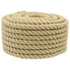 vidaXL Boat Rope 18 mm 100 m Natural