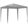 vidaXL Party Tent 250 x 250 x 240 cm Light Grey PE and Steel