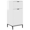 vidaXL Bathroom Cabinet High Gloss White 39.5 x 36 x 88 cm