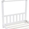 vidaXL Kids Bed Frame White Solid Pine Wood 90x200 cm