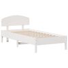 vidaXL Bed Frame without Mattress White 90x200 cm Solid Wood Pine