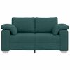 vidaXL Sofa Dark Green 160 x 77 x 82 cm Fabric