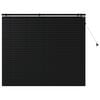 vidaXL Venetian Blind Black 130 x 130 cm 35 mm Solid Paulownia Wood