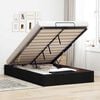 vidaXL Ottoman Bed Frame without Mattress Black Double Fabric