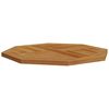 vidaXL Table Top 70x70x2.5 cm Octagonal Solid Wood Teak