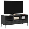 vidaXL TV Cabinet Black 101.5x39x43.5 cm Cold-rolled Steel
