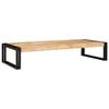 vidaXL Bathroom Shelf Brown 120 x 50 x 23 cm Soild Rough Mango Wood
