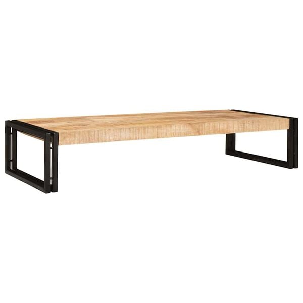 vidaXL Bathroom Shelf Brown 120 x 50 x 23 cm Soild Rough Mango Wood