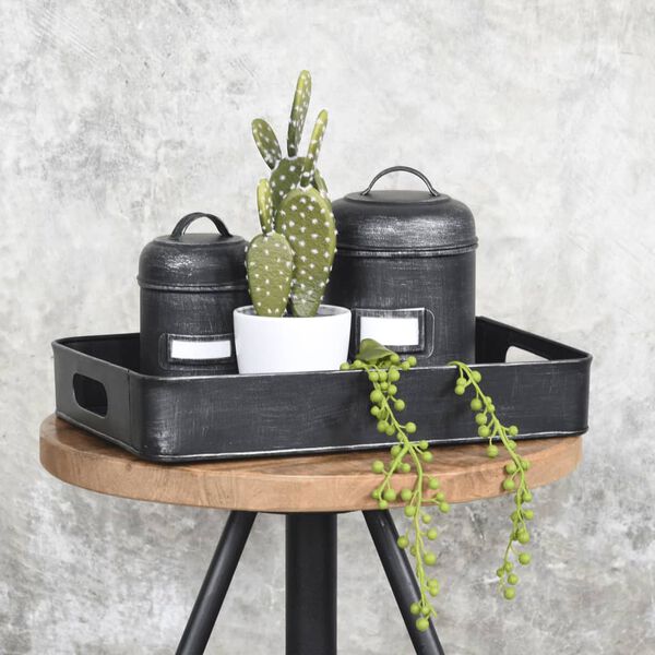 LABEL51 Canister 10x10x15 cm S Antique Black