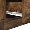 vidaXL TV Cabinet with LED Lights Smoked Oak 193.5x41x50 cm