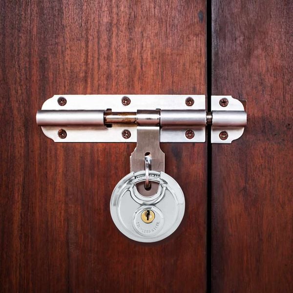 vidaXL Discus Locks with Keys 2 pcs Silver 7 x 2.4 x 7 cm