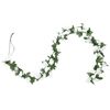 vidaXL Christmas Flower Garlands 6 pcs Spring White 250 cm