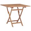 vidaXL 5 Piece Garden Dining Set Solid Wood Teak