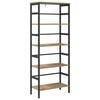 vidaXL Bookshelf 4-Tier 60 x 29.5 x 149 cm Engineered Wood Artisan Oak