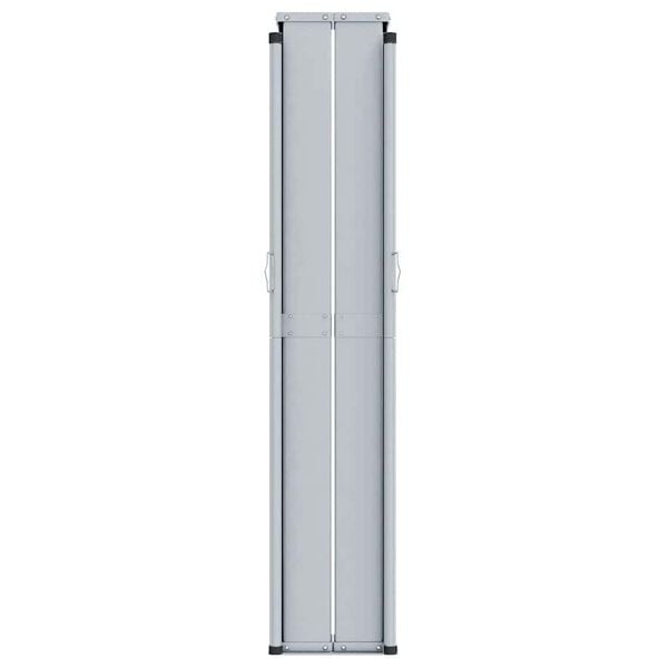 vidaXL Retractable Side Awning Black 220x1200 cm