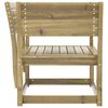 vidaXL Garden Chair Impregnated Wood Pine
