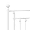 vidaXL Metal Replace Headboard White 90 cm