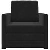 vidaXL Sofa Bed Black 74 x 77 x 81 cm Velvet