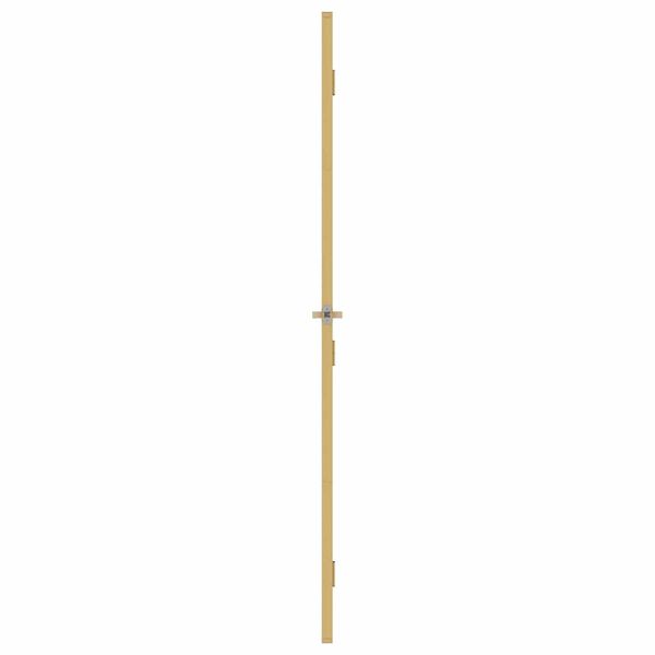 vidaXL Interior Door Slim Golden 93x201.5 cm Tempered Glass and Aluminium