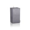 LECHUZA Planter CANTO Stone 30 High ALL-IN-ONE Stone Grey