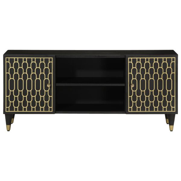 vidaXL TV Cabinet 105x33x46 cm Solid Wood Mango