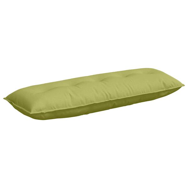 vidaXL Back Pillow Light Green 140 x 19 x 50 cm Fabric