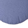 vidaXL Seat Cushions 2 pcs Jeans Blue Ø40 x 13 cm Fabric