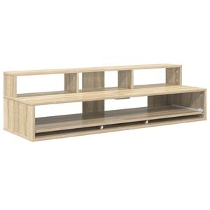 vidaXL Studio Desk Sonoma Oak 110 x 42.5 x 36 cm Engineered Wood
