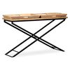 vidaXL Console Table Solid Mango Wood 130x40x80 cm