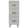 vidaXL Sideboard Concrete Grey 34.5x34x90 cm Engineered Wood