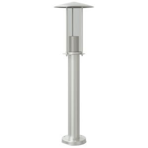 vidaXL Outdoor Floor Lamp Silver 60 cm Stainless Steel