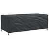 vidaXL Furniture Cover Plain Black 229 x 113 x 73 cm 210D