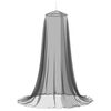 vidaXL Mosquito Net for Bed 156 mesh Black ⌀56 x 220 cm Polyester