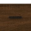 vidaXL Highboard Brown Oak 69.5x34x180 cm Engineered Wood