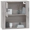 vidaXL Wall Cabinet Grey Sonoma 80x33x80 cm Engineered Wood